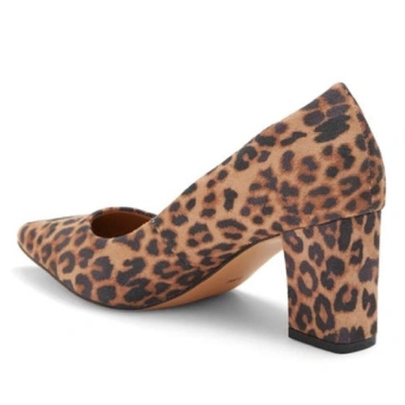 Abound Audry Block Heel Pump in Beige Leopard - Picture 2 of 15